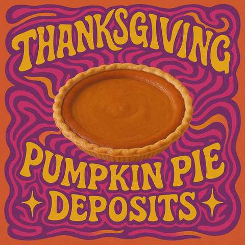 Thanksgiving pumpkin pie DEPOSIT (non-refundable)
