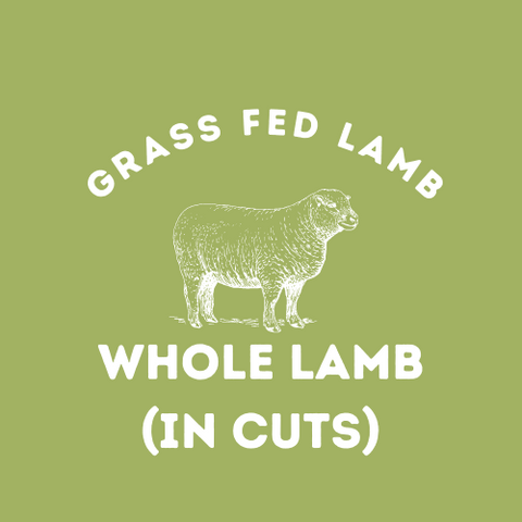 Grass Fed Whole Lamb (in cuts)